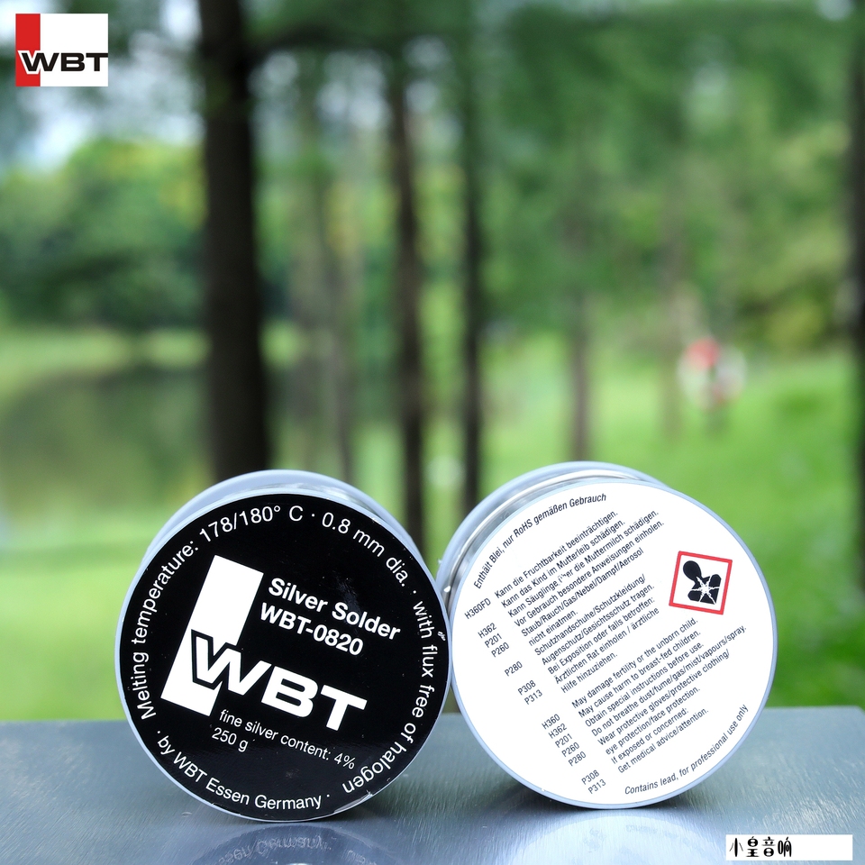 

Серебряный припой WBT-0820 0,8 мм 4% Ag