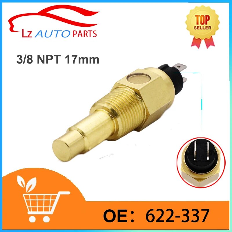 

Датчик Температуры Воды В Дизельном Двигателе 3/8 NPT 17 Мм 98 ± 3 ℃ Perkin VDO 622-337 Совместим С Генераторной Установкой...