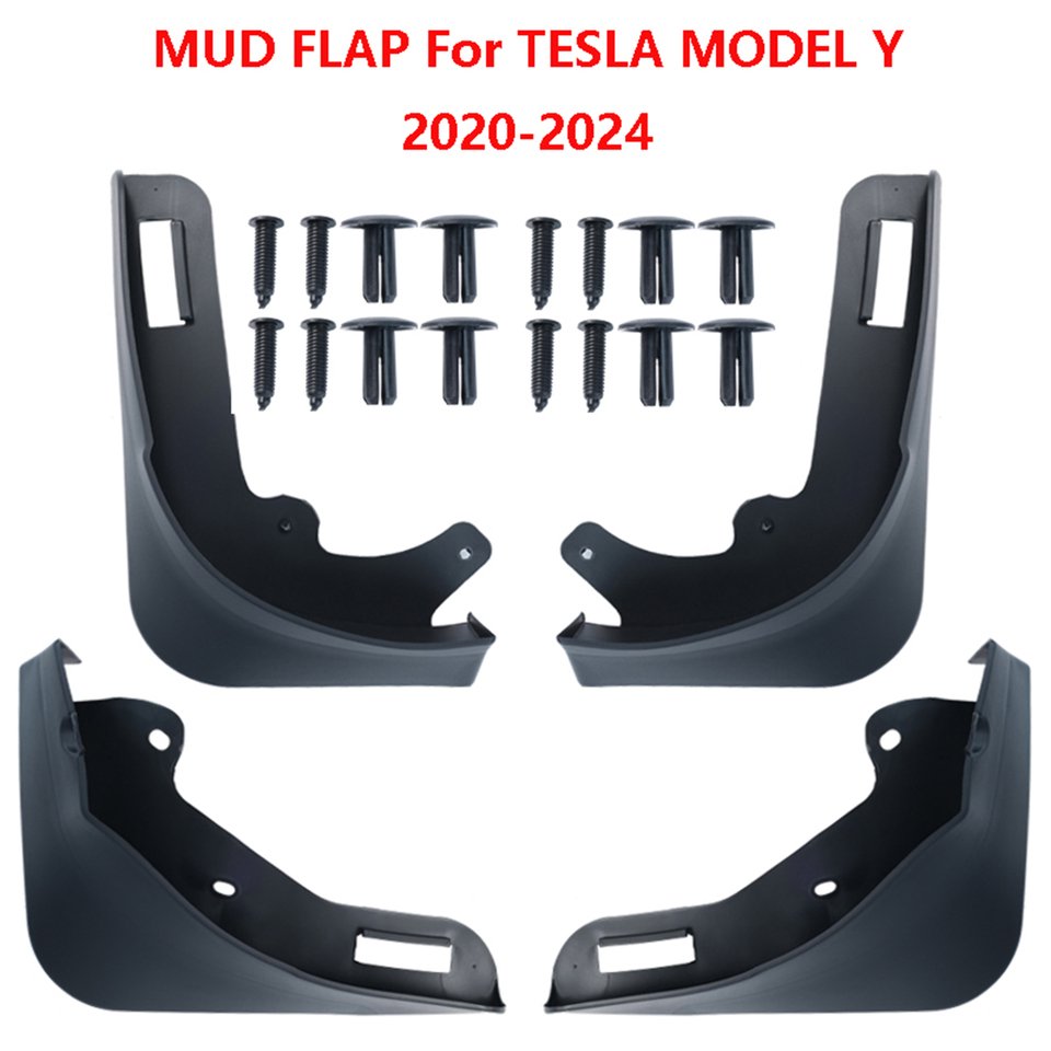 

4X брызговики для Tesla Model Y 2020-2024, брызговики, брызговики, брызговики без сверления, передние и задние 2021 2022 2023
