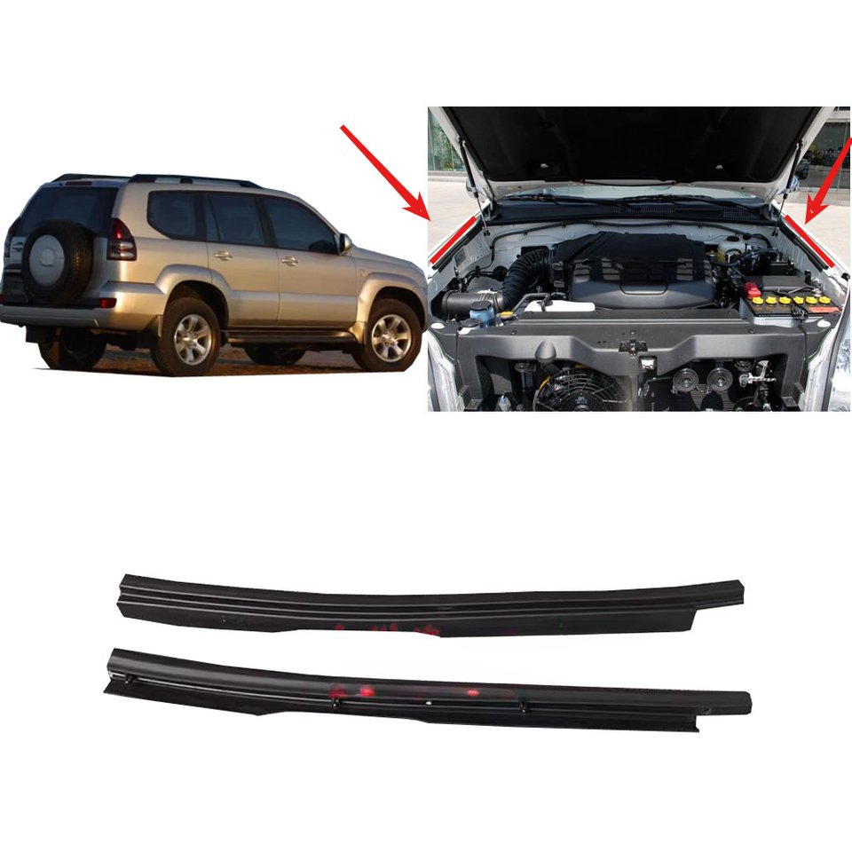 

Цельная резиновая уплотнительная лента капота для Toyota Prado Land Cruiser 2003-2009 FJ120 LCP120 Резиновая уплотнительная лента капота Lexus GX470