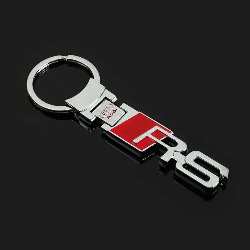 

Автомобильные брелоки для Audi Sline RS Logo RS3 RS4 RS5 RS6 RS7 RS8 S3 S4 S5 S6 S7 S8 Металлический сплав Брелок Подвеска Держатель Украшение