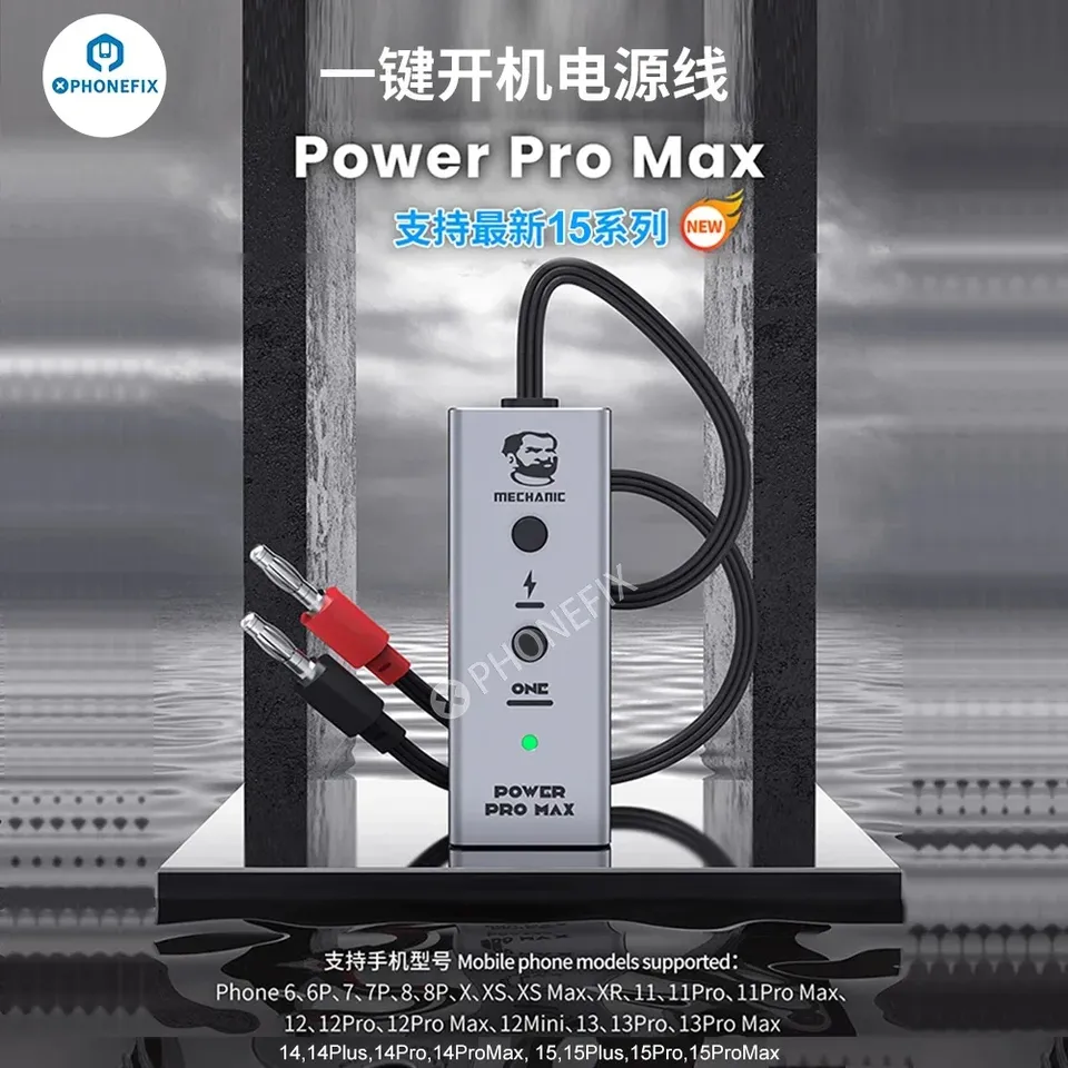 

PHONEFIX Кабель ботинка питания Mechanic Power Pro Max для iPhone 6-14 Pro Max