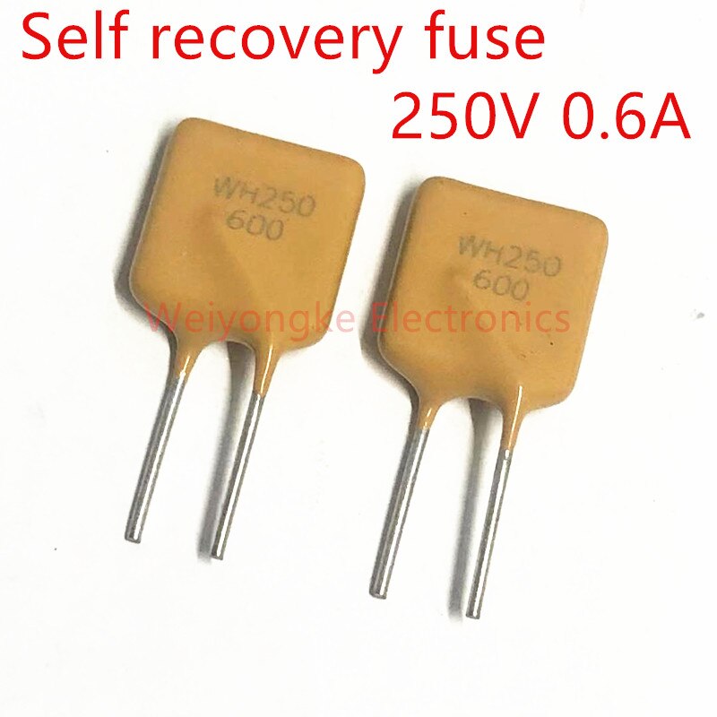 

10 шт. WH250-600 TRF250-600 JK250-600 250V0.6A PTC самозабивный предохранитель