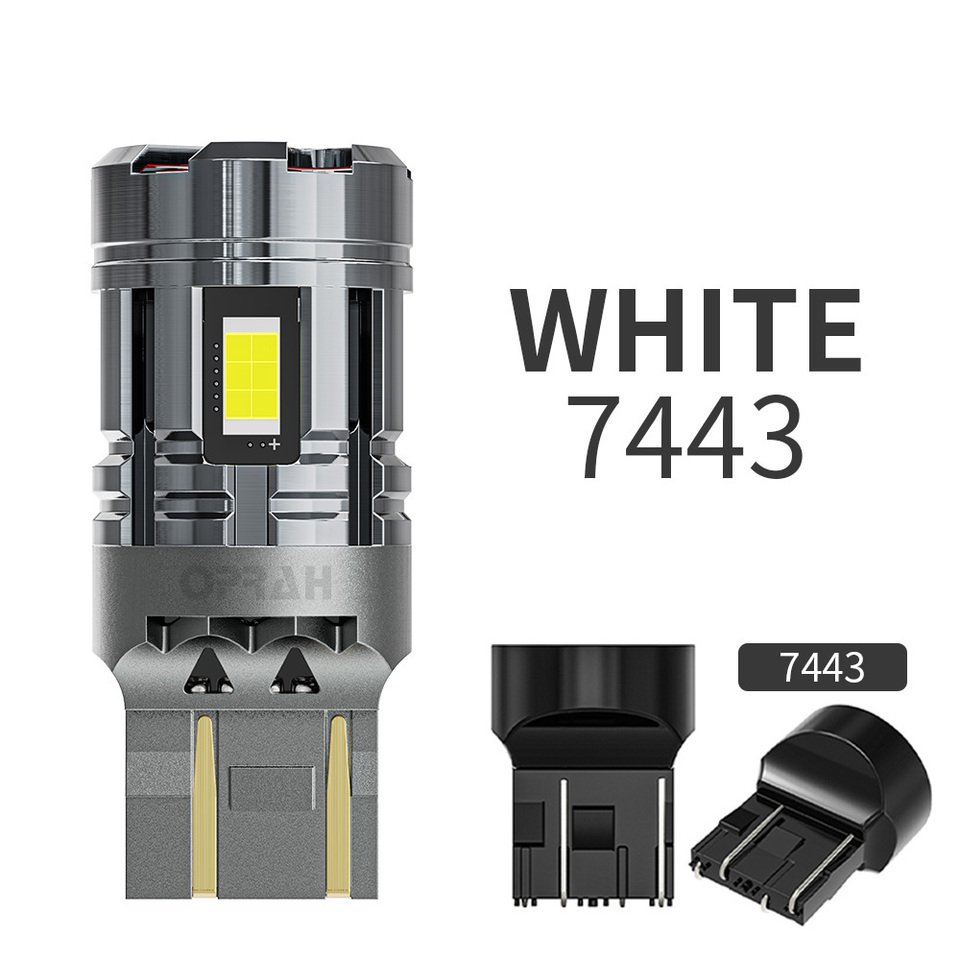 

2 шт. 1157 BAY15D P21/5W 1156 BA15S P21W PY21W Светодиодный Canbus 7440 7443 W21W T20 3157 P27/7W T25 Лампа указателя поворота заднего стоп-сигнала