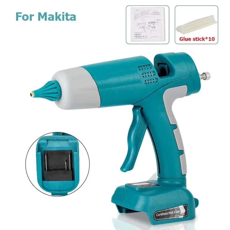 

Беспроводной термоклеевой пистолет 18 В для Makita, DEWALT, Bosch, Milwaukee