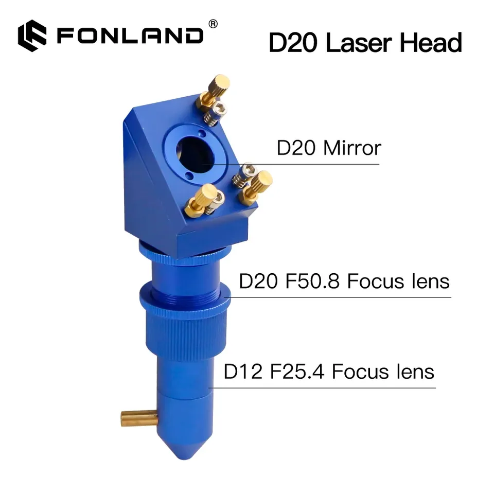 

Набор лазерных головок Fonland K D12 20 мм для станка K40