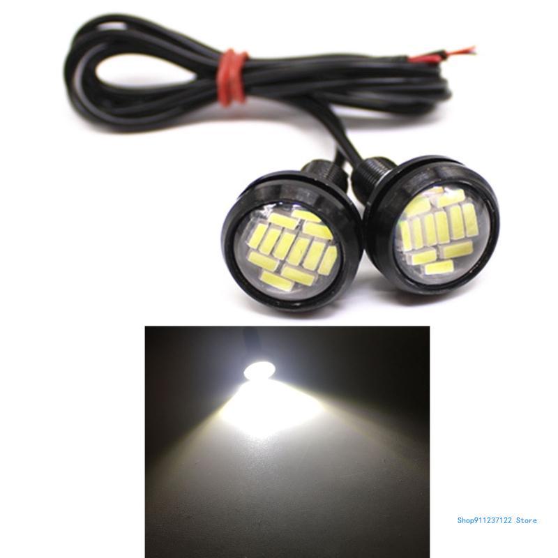 

2x Eagle Eye LED 23 мм 4014 12SMD Высокая мощность Автомобильные дневные ходовые резервные указатели поворота Авто Лампы для