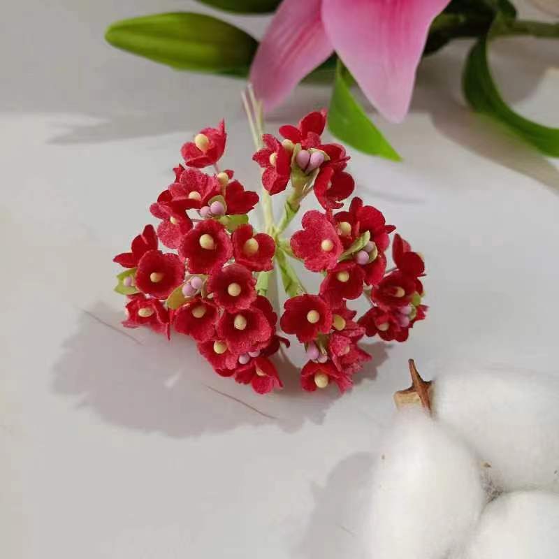 

Искусственные бумажные цветы Flores 1 см