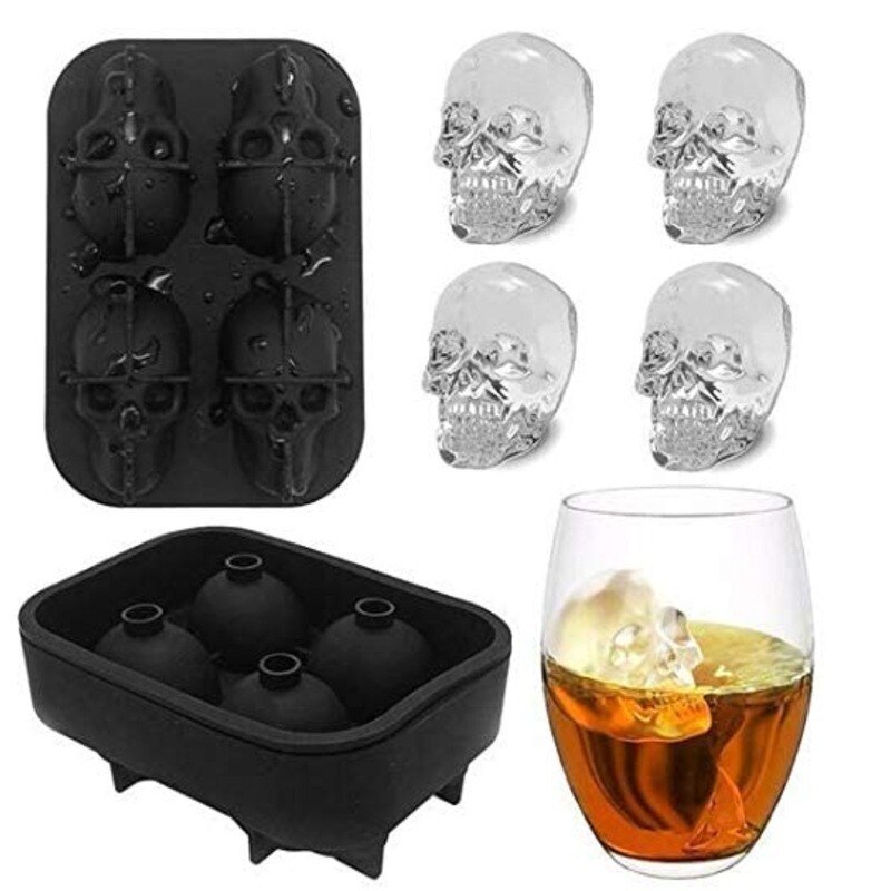 

Силиконовая форма для кубиков льда Skull