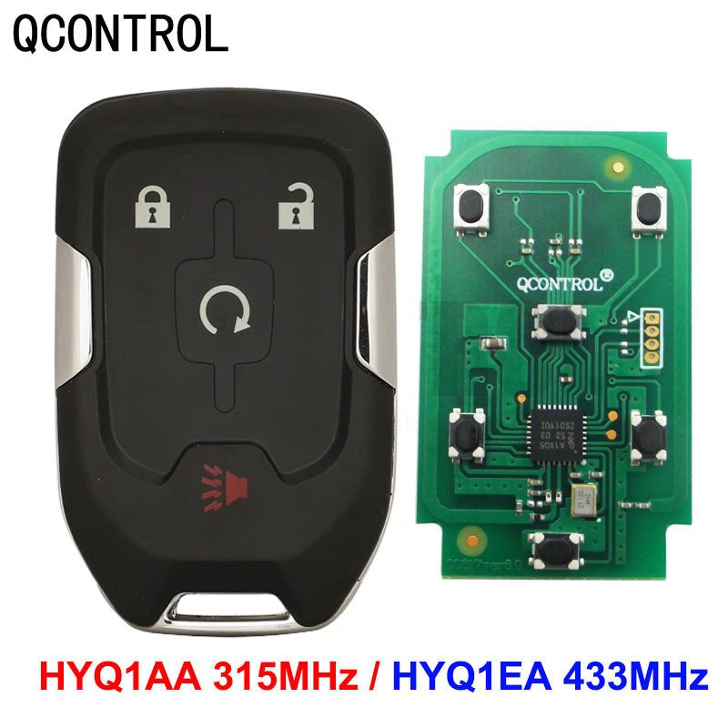 

Умный брелок QCONTROL 315/433 МГц ID46 HYQ1AA HYQ1EA для Chevrolet Tahoe Silverado Suburban GMC Terrain Acadia YUKON XL Sierra