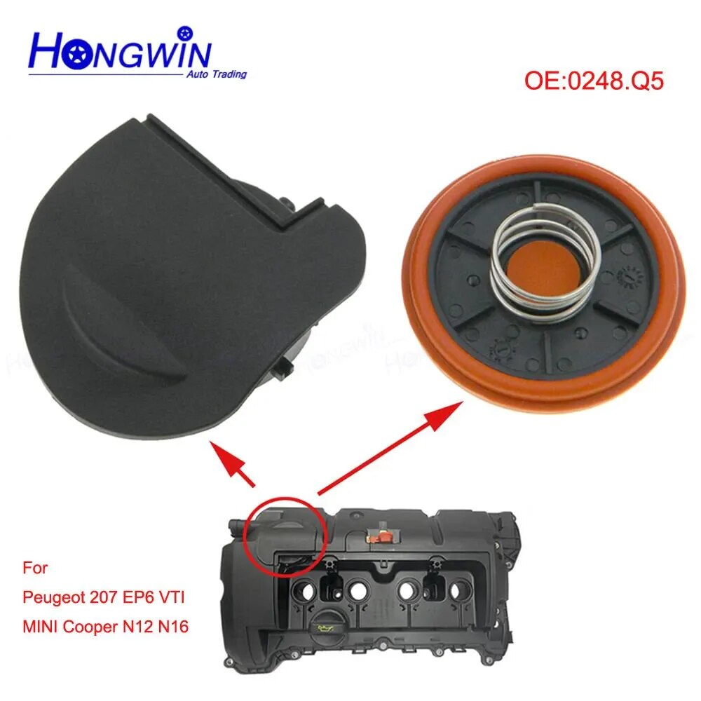 

Ремкомплект крышки клапана PCV с мембраной для Peugeot 207 EP6 VTI Citroen MINI Cooper N12 N16 0248.Q5 11127646554