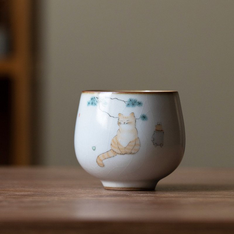 

Керамическая чашка BRTRINBSY TEA с котом