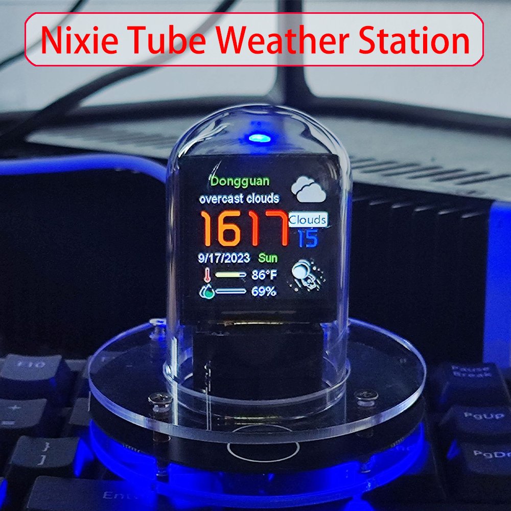 

Nixie Tube Clock Smart Wifi Настольные часы
