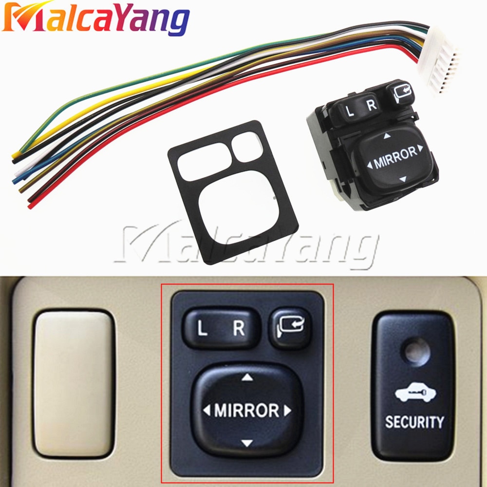 

84872-52040 автомобильные аксессуары для Toyota Corolla Scion RAV4 Vios Camry автомобильный складной переключатель управления зеркалом заднего вида 84870-28020
