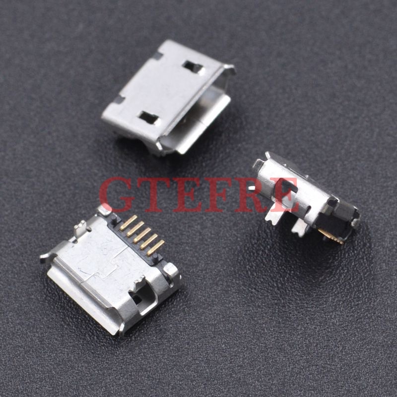 

10 шт. мини-коннектор micro USB 5-контактный DIP 2-ногий длинный 5P DIP2 порт для зарядки и передачи данных мини-usb-коннектор для мобильного концевого разъема