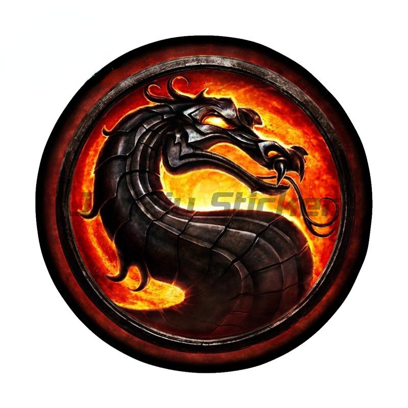 

Mortal Kombat аркадная игра Дракон автомобильные наклейки устойчивая к царапинам наклейка на бампер для ноутбука автомобильные товары наклейка
