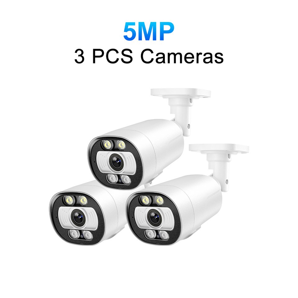 

5MP H.265 Ai POE камера двусторонняя связь Человек обнаруживает наружную камеру для наборов наблюдения системы CCTV