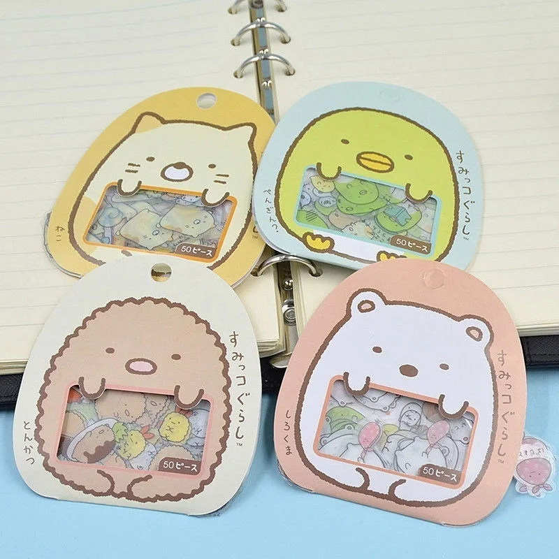 

50 наклеек Sumikko Gurashi ПВХ