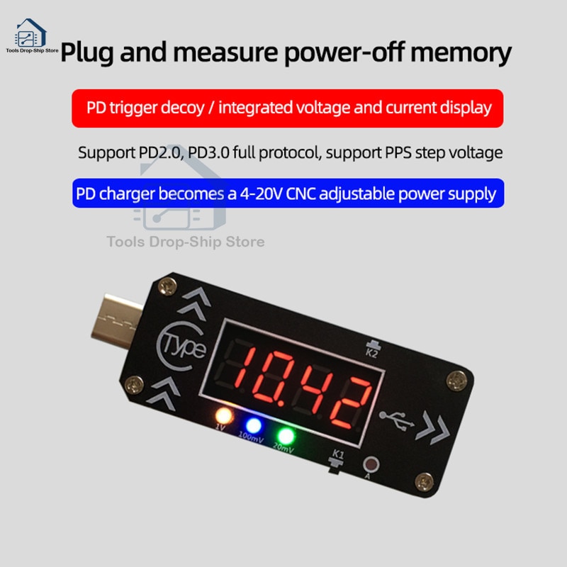 

Gaqqee USB зарядное устройство с вольтметром и амперметром