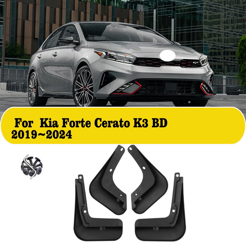 

Передние и задние формованные Автомобильные Брызговики для Kia Forte Cerato K3 BD 2019 2020 2021 2022 2023 2024, брызговики, брызговики, аксессуары