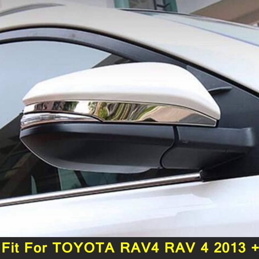 

Аксессуары из нержавеющей стали для TOYOTA RAV4 RAV 4 2013 2014 2015, защитное полосовое накладка на боковую дверную зеркало