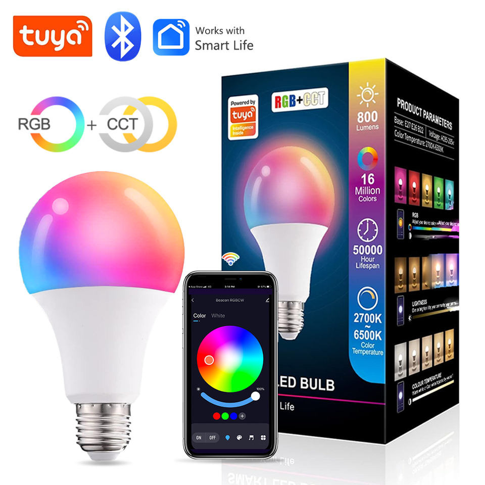 

Умная светодиодная лампа arteco E27 Bluetooth 15Вт RGB