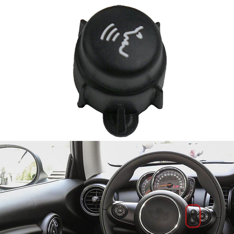 

Для MINI R55 R56 R57 крышка кнопки автомобиля крышка кнопки на руле автомобильные аксессуары черный простой в использовании чехол