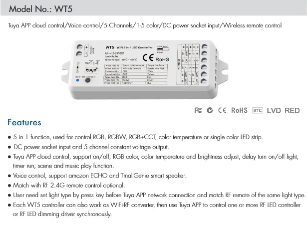 

Регулятор света YSRSAI WT5