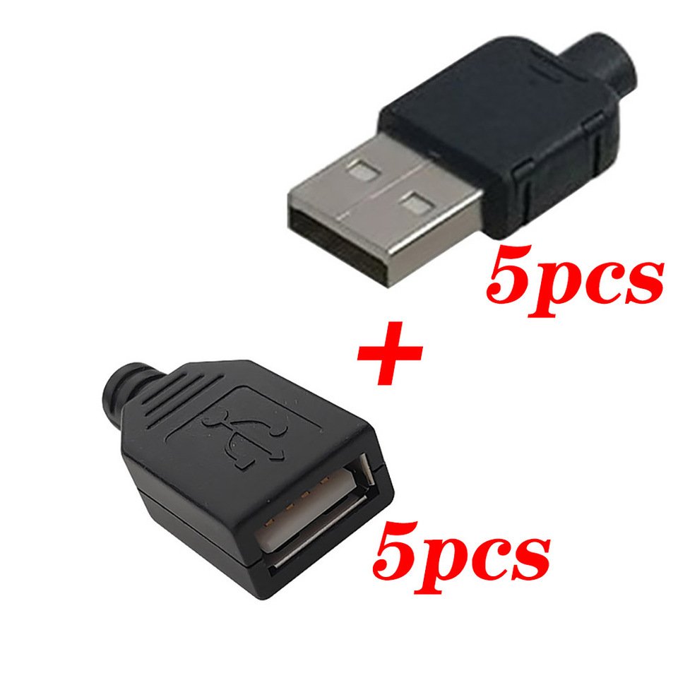 

5 комплектов разъемов USB 2.0 LAJQTAO
