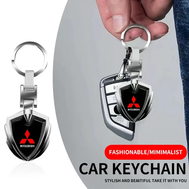 

Металлические автомобильные брелоки, брелок для ключей, подвеска для Mitsubishi Colt Mirage Eclipse Ralliart ASX Lancer Galant Outlander Pajero Cross