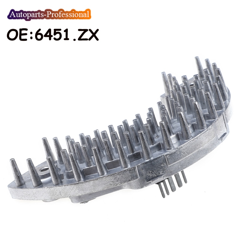 

Автомобиль 6451.ZX 6451ZX 6451 ZX Новый вентилятора отопителя, резистор мотора регулятор вентилятора для Peugeot 206 307 хэтчбек SW Citroen Xsara Picasso
