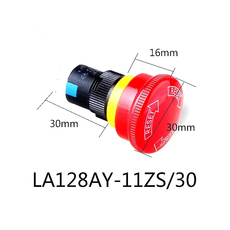 

Переключатель аварийной остановки La16-11zs 3A 220V
