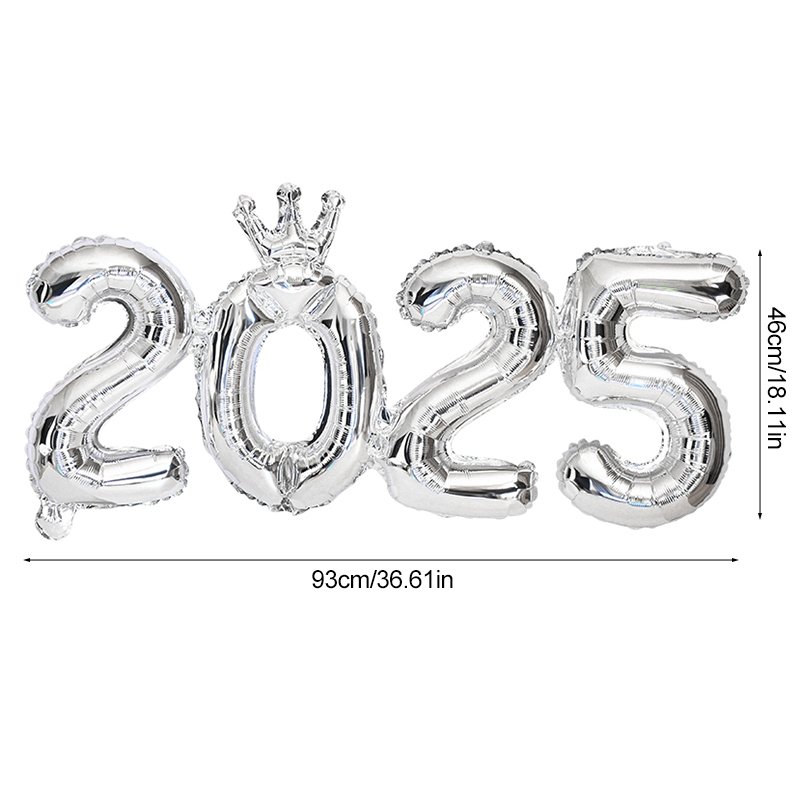 

Фольгированные шары с номером 2025 xunyihappy