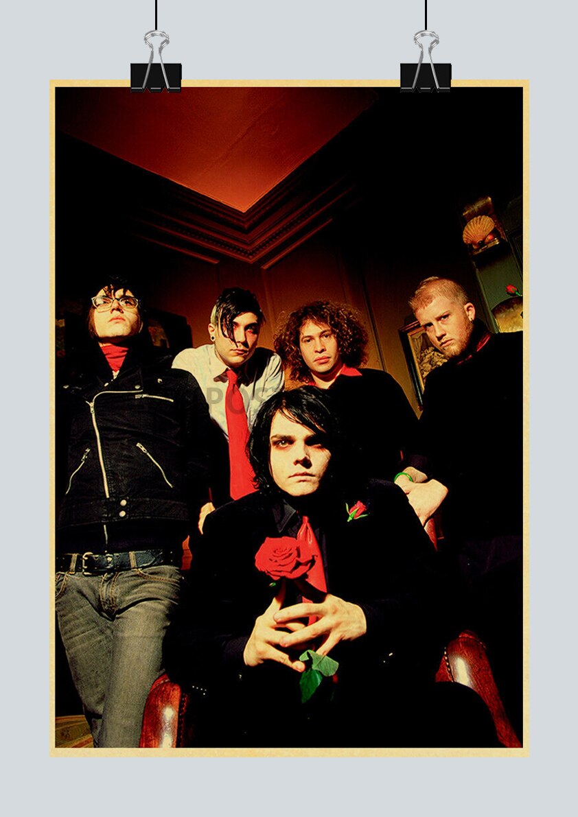 

My Chemical Romance постеры из крафт-бумаги lanxihaibao