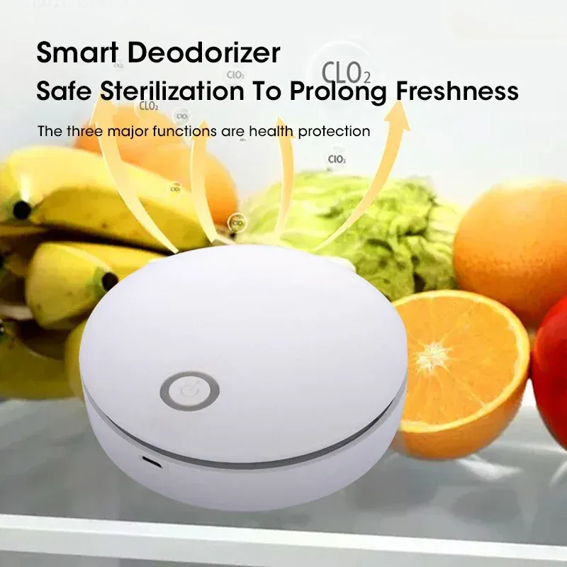 

Портативный Автомобильный Очиститель Воздуха, Мини-дезодоратор С Ионами Озона Для Холодильника, Щетка Для Чистки Ванной Комнаты