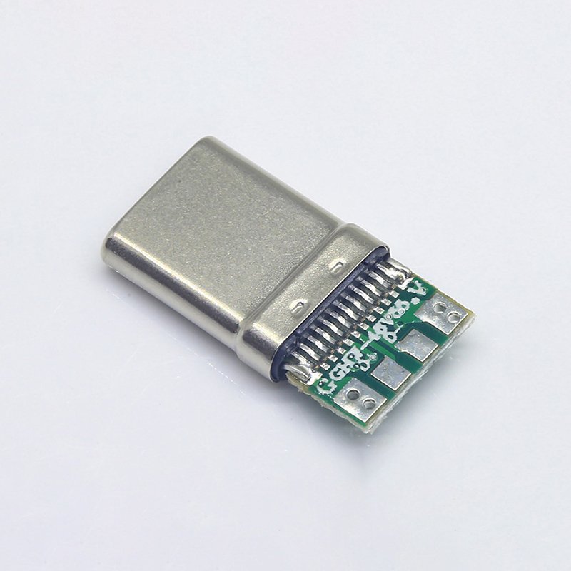 

1 шт. Type-c OTG Male 4P с адаптером питания данных сопротивлением 5,1 К 4 разъема для пайки USB-адаптер Разъем для зарядки данных PCB
