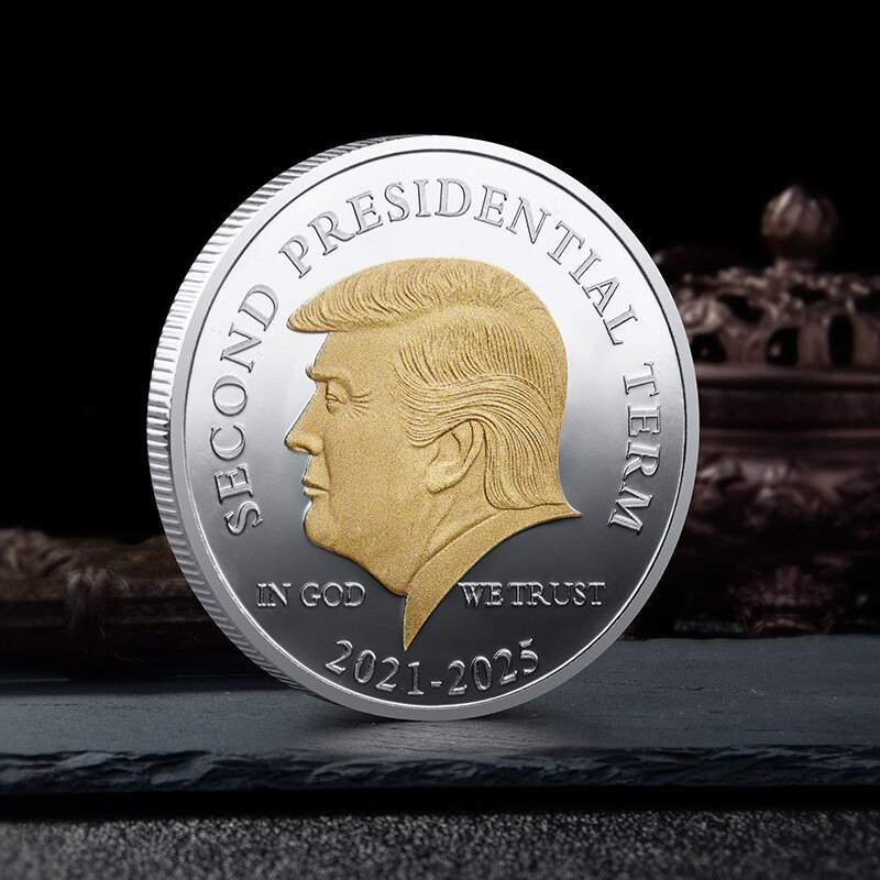

Золотая памятная монета Дональда Трампа 2017 года