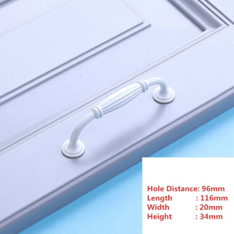 

Ручки для шкафов Simplicity Fuji White алюминиевые