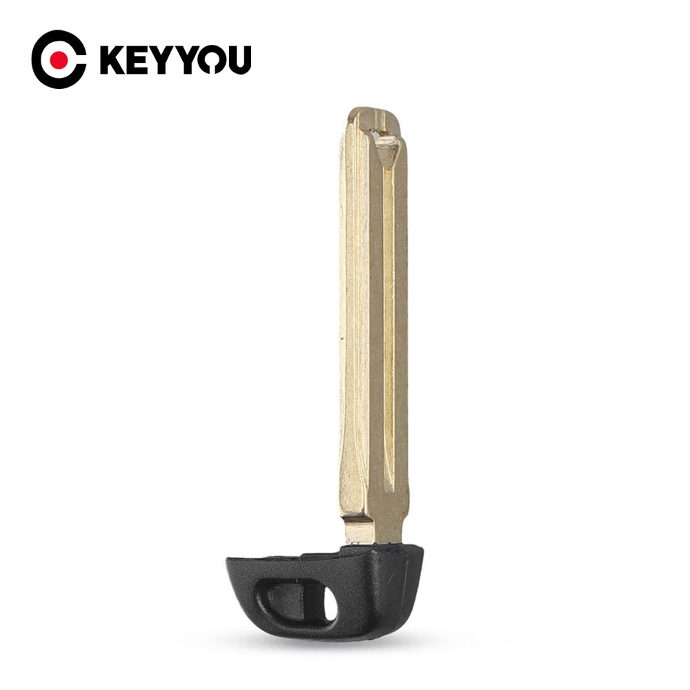 

KEYYOU ключ БЕСКЛЮЧЕВОЙ вход необработанное лезвие для Toyota запасной смарт-ключ Toyota Corolla Camry Prius