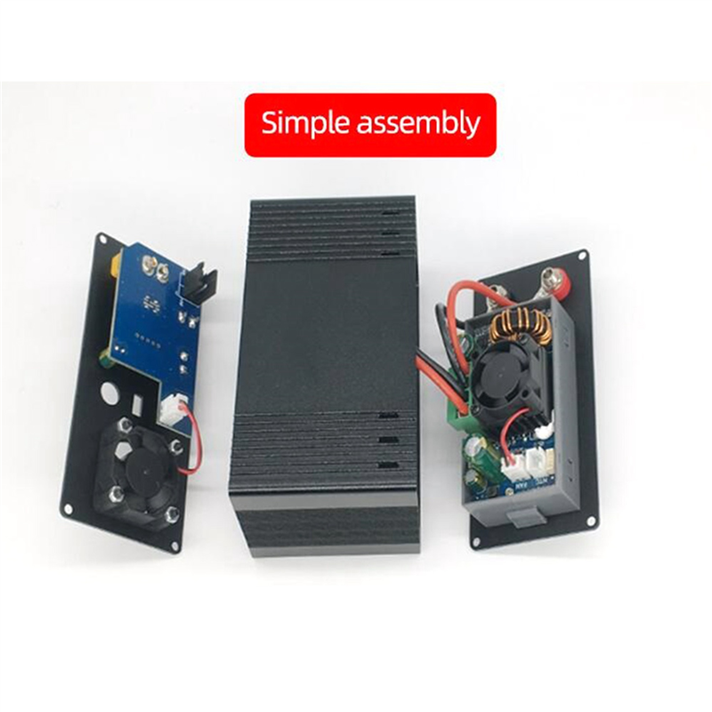 

2X Алюминиевый сплав с несколькими интерфейсами DIY Shell Kit для XYH3606 ЧПУ DC Понижающий Повышающий преобразователь, Корпус и Драйвер