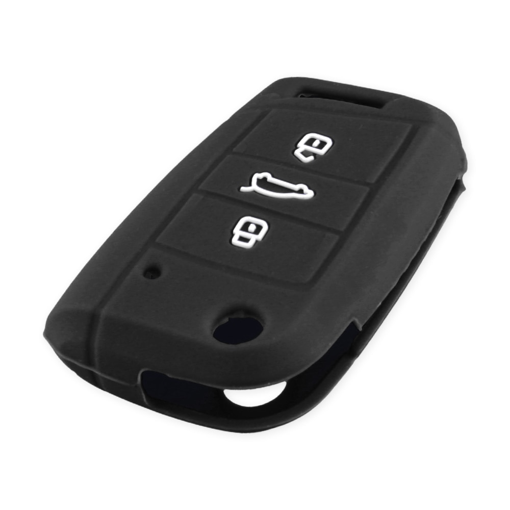 

Силиконовый чехол для ключей Dandkey для Volkswagen VW Golf MK7 Tiguan для Skoda Octavia для Seat Leon Ibiza Key 2015 2016 2017