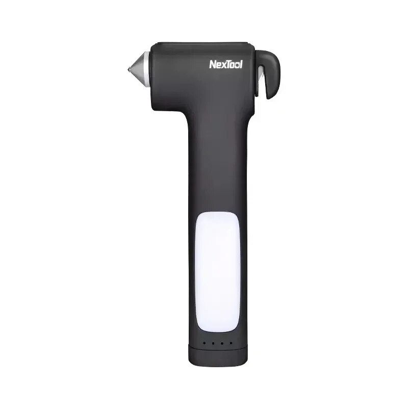 

Мульти-молоток безопасности Nextool 4 в 1, аварийный молоток для выхода автомобиля, Разрушитель окон, резак для ремня безопасности, фонарик, внешний аккумулятор
