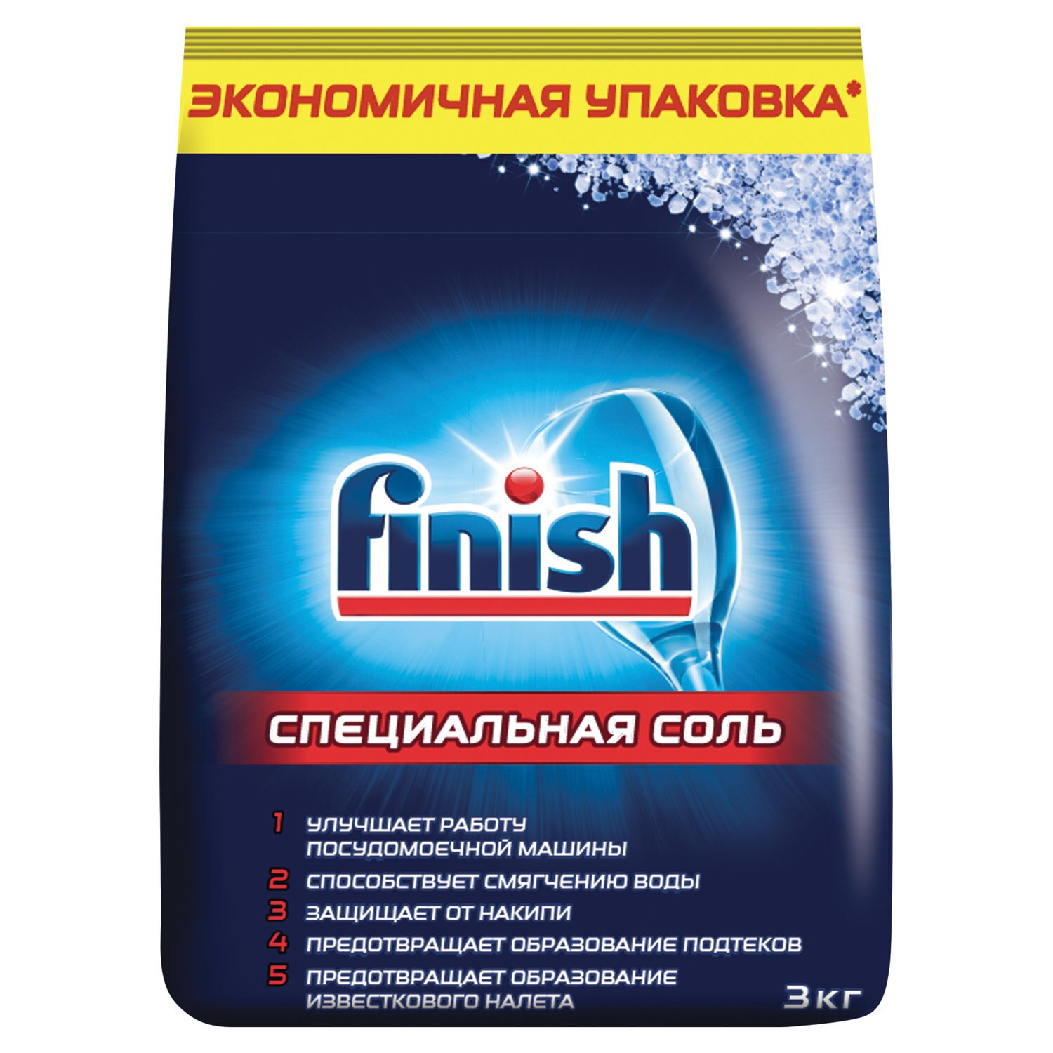 

Соль от накипи для посудомоечных машин 3 кг FINISH, 3072341