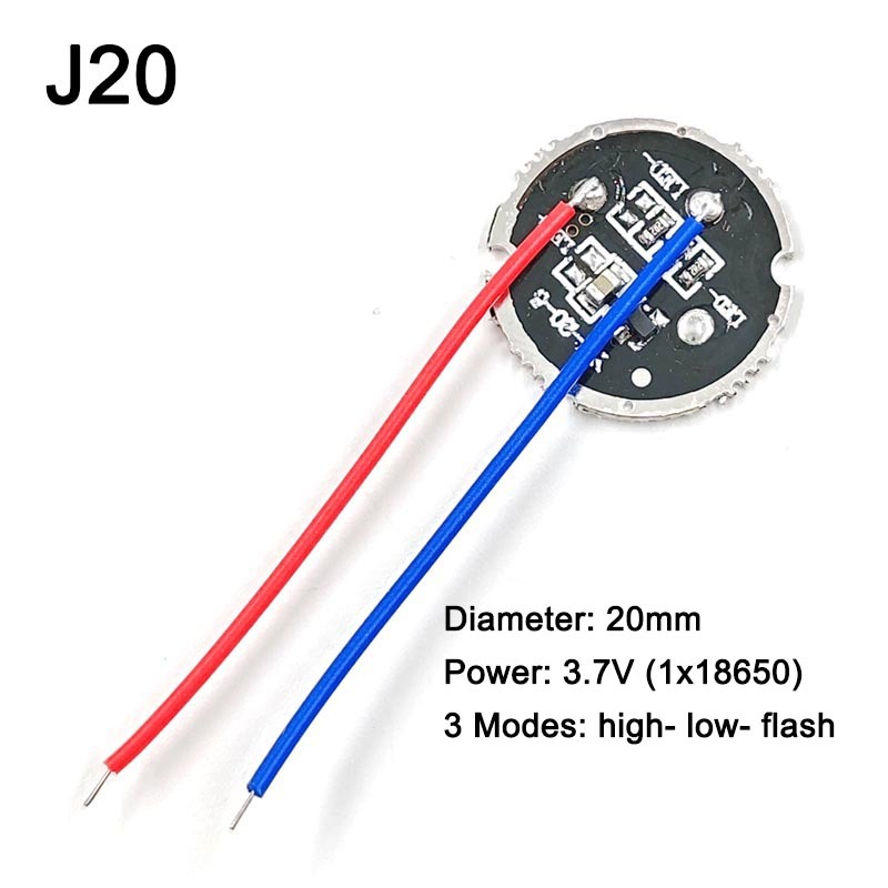 

JOYING LIANG Плата для фонарика J20 3 режима 3Вт