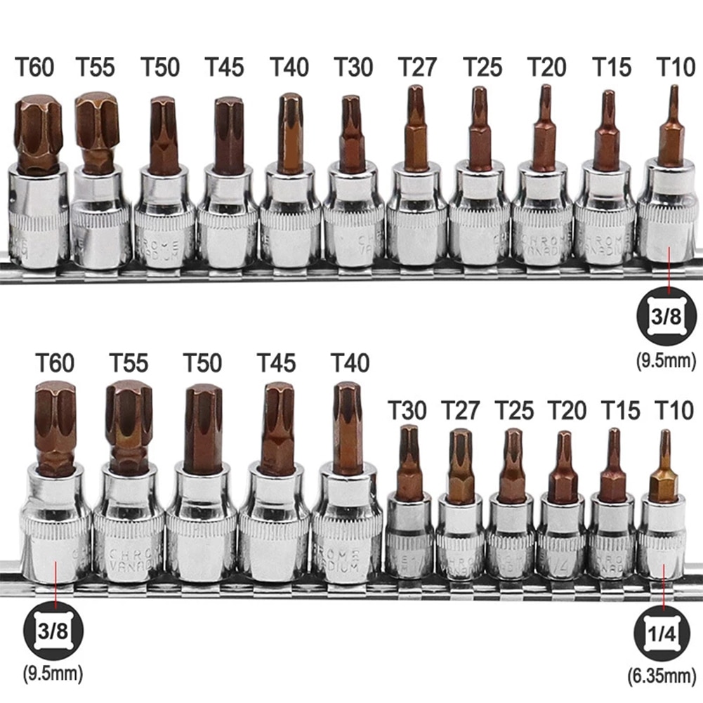 

Набор торцевых головок DAZZLEEX Screwdriver Bits 11 шт.