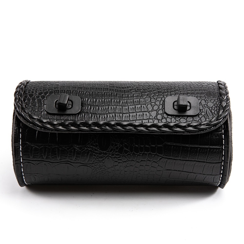 

Универсальная мотоциклетная сумка из искусственной кожи для вилок, сумки на руль, сумка для хранения инструментов для Honda Kawasaki Suzuki Yamaha