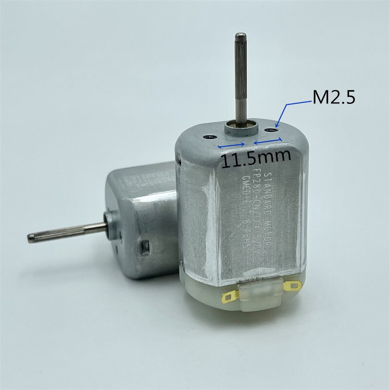 

1 шт. стандарт S.M.C FP280-CN/11415 двигатель постоянного тока 6 В-14,4 В 5900 об/мин высокоскоростной 24 мм мини-280 двигатель DIY игрушечный автомобиль для хобби модель лодки