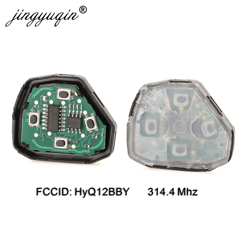 

Jingyuqin 3/4 кнопки автомобильный дистанционный ключ для Toyota Camry Avalon Corolla Matrix RAV4 Venza Yaris HyQ12BBY 314,4 МГц