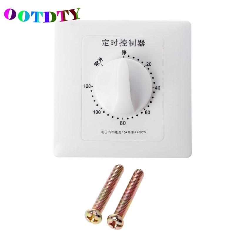

Таймер ANENG 220V механический 30/60/120 минут