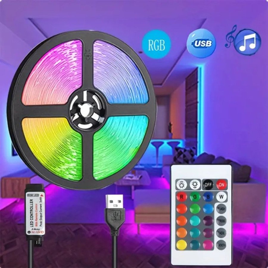

Светодиодная лента Saimili RGB 5V USB